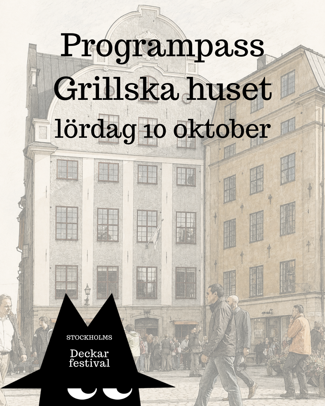 Programpass Grillska huset lördag 10 oktober